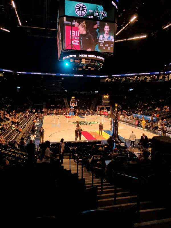 Barclays Center, section: 17, row: 13, seat: 2