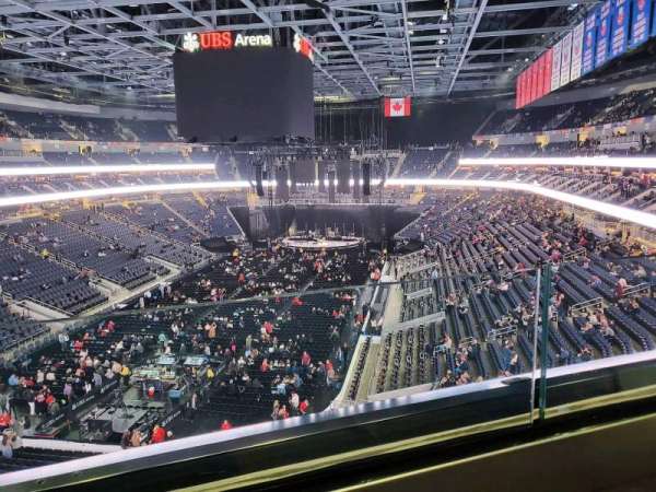 UBS Arena, section: 212, row: 1, seat: 4