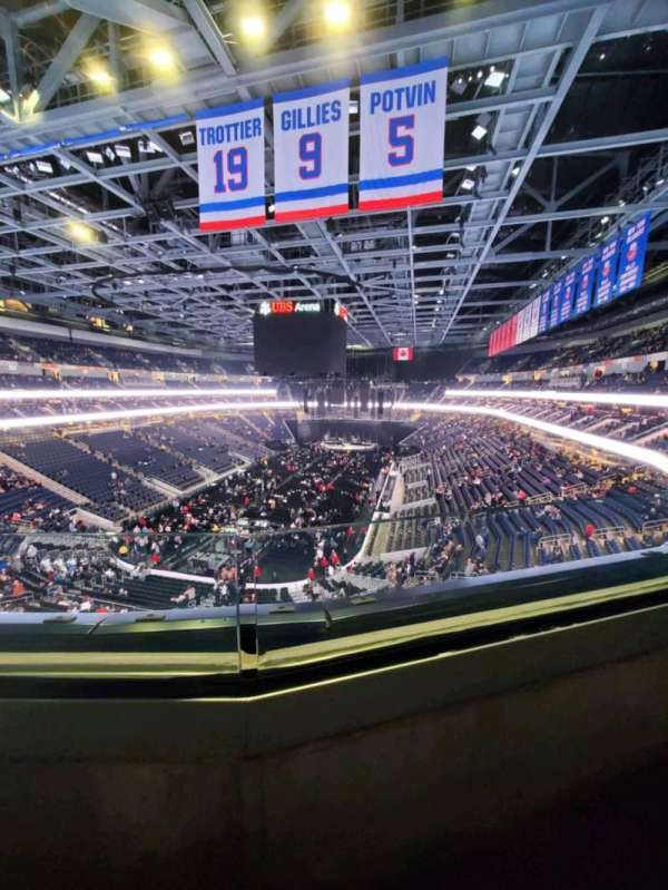 UBS Arena, section: 212, row: 1, seat: 5