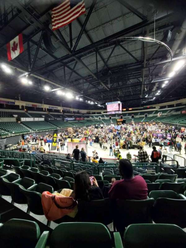 CURE Insurance Arena, section: 110, row: E, seat: 5