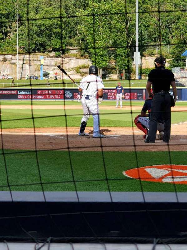 PNC Field, Scranton, section: 22, row: 1, seat: 8