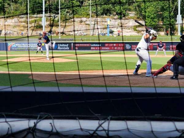 PNC Field, Scranton, section: 22, row: 1, seat: 8