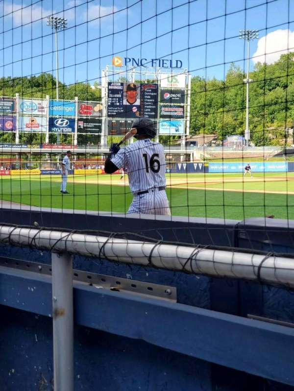 PNC Field, Scranton, section: 22, row: 1, seat: 8
