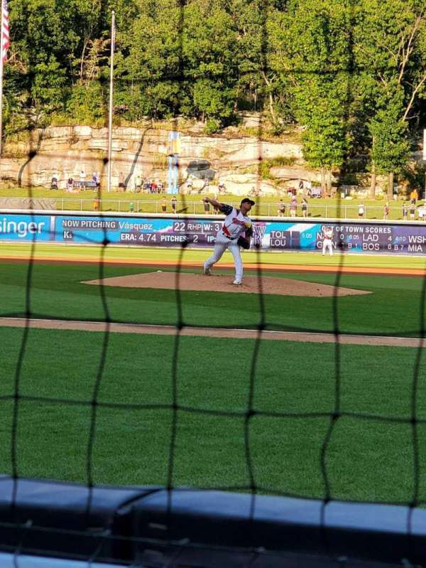 PNC Field, Scranton, section: 23, row: 1, seat: 9