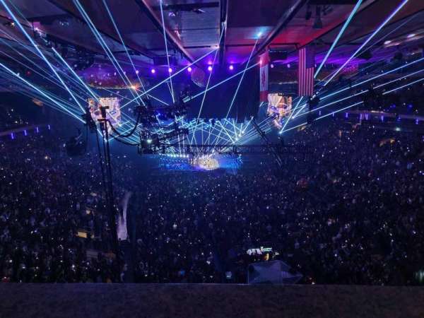 Madison Square Garden, section: 304, row: 1, seat: 3