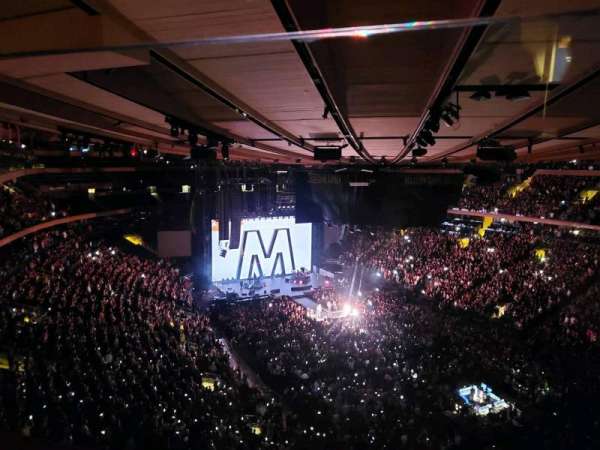 Madison Square Garden, section: 301, row: 1, seat: 8