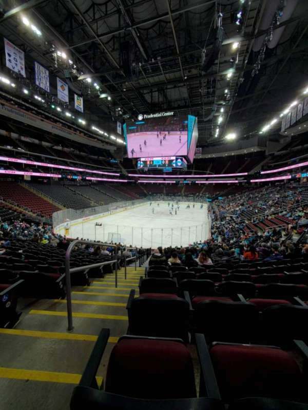 Prudential Center, section: 4, row: 20, seat: 24