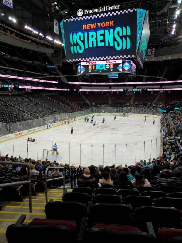 Prudential Center, section: 4, row: 20, seat: 23