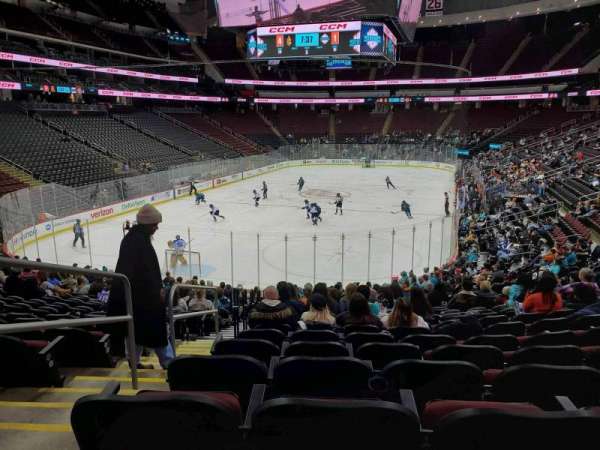 Prudential Center, section: 4, row: 20, seat: 23
