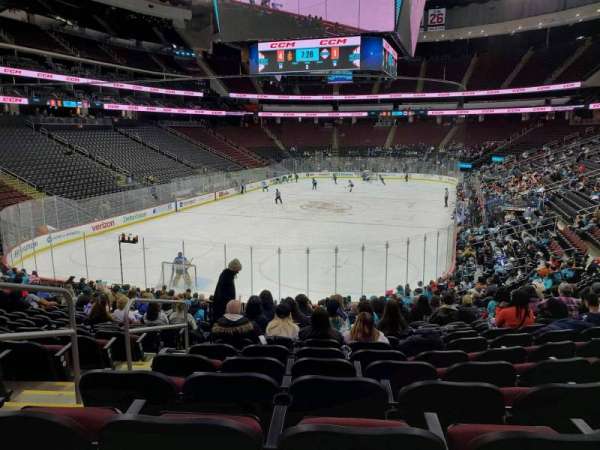 Prudential Center, section: 4, row: 20, seat: 22