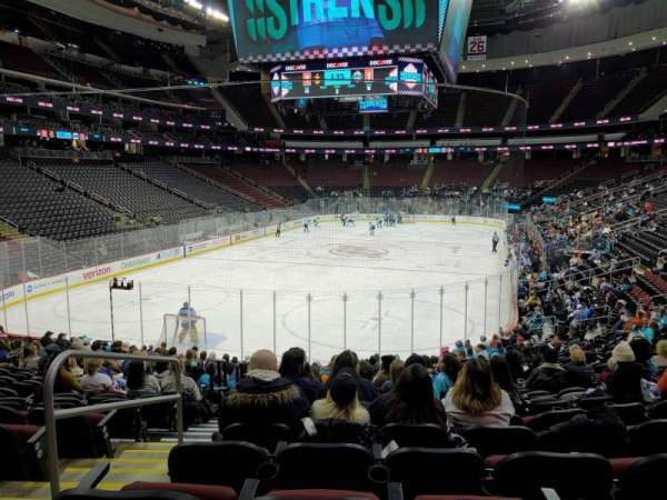 Prudential Center, section: 4, row: 18, seat: 21