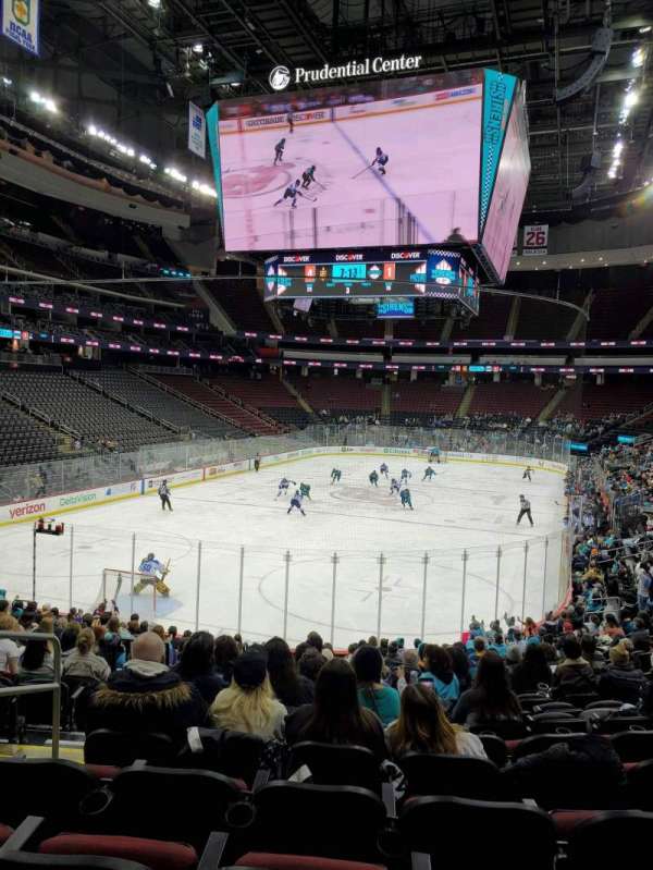 Prudential Center, section: 4, row: 18, seat: 20