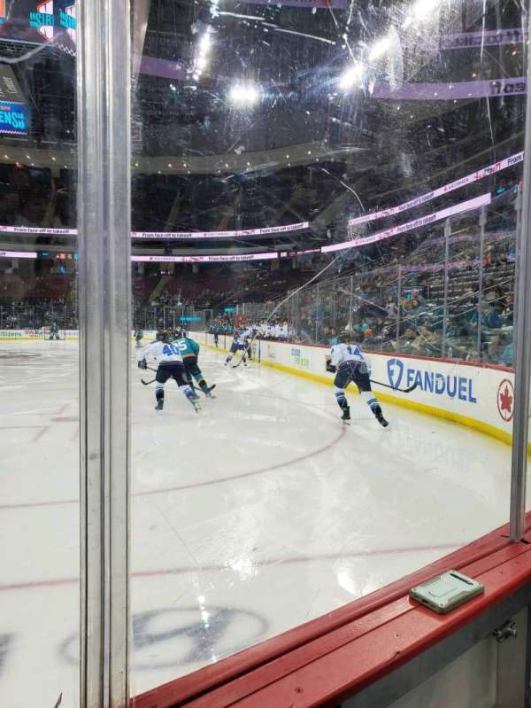 Prudential Center, section: 4, row: GL1, seat: 14