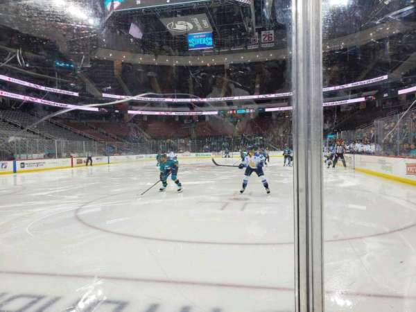 Prudential Center, section: 4, row: GL1, seat: 14