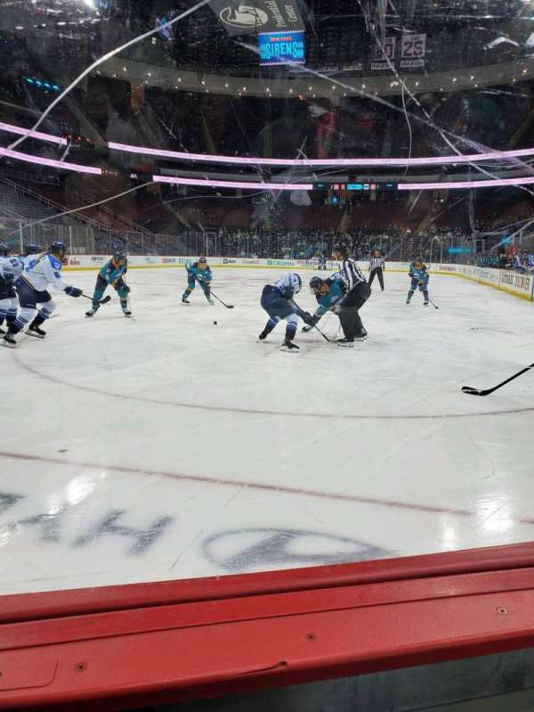 Prudential Center, section: 4, row: GL1, seat: 13