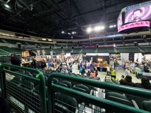 Cure Insurance Arena, section: 116, row: A, seat: 12