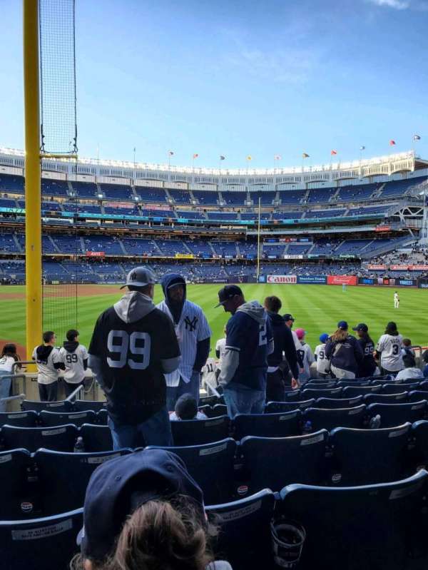 Yankee Stadium, section: 107, row: 9, seat: 12