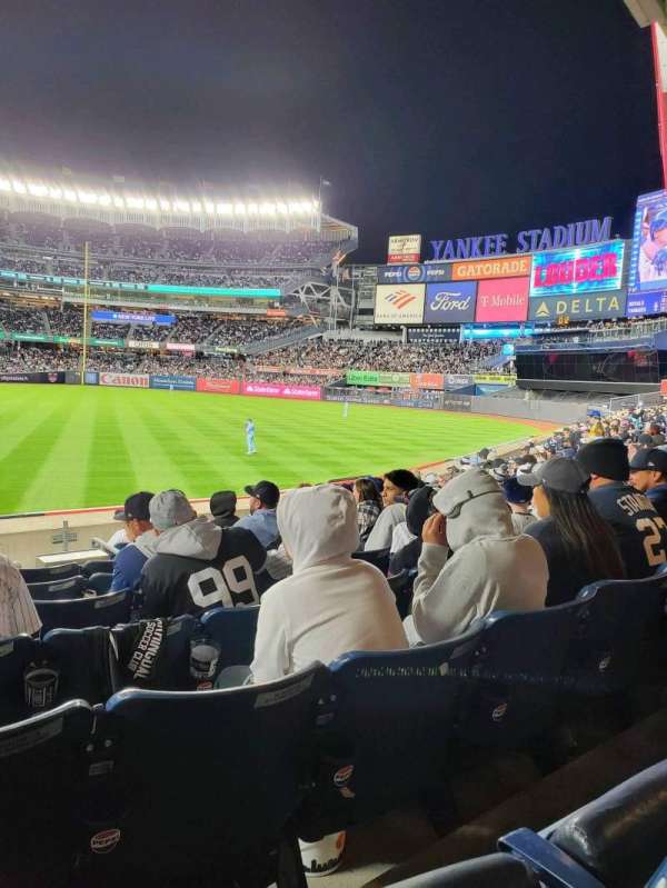 Yankee Stadium, section: 107, row: 9, seat: 14