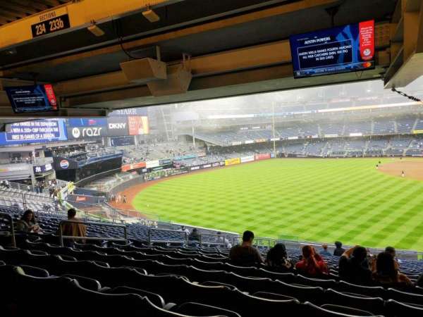 Yankee Stadium, section: 233B, row: 23, seat: 9