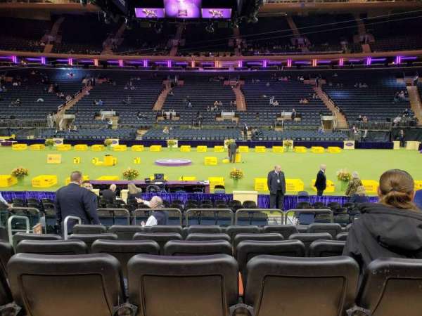 Madison Square Garden, section: 107, row: 7, seat: 16