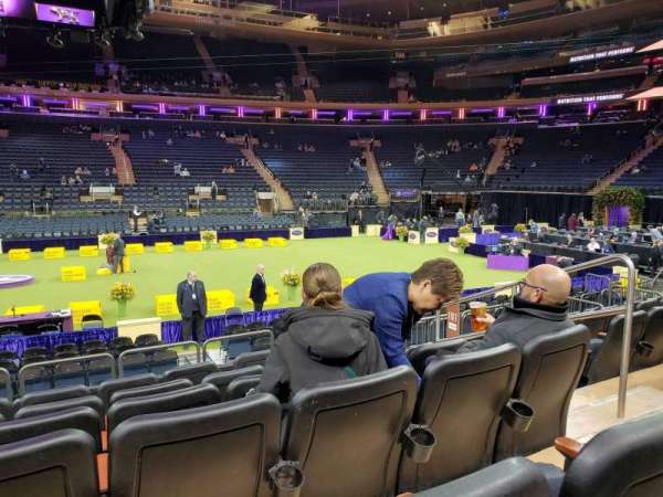 Madison Square Garden, section: 107, row: 7, seat: 16
