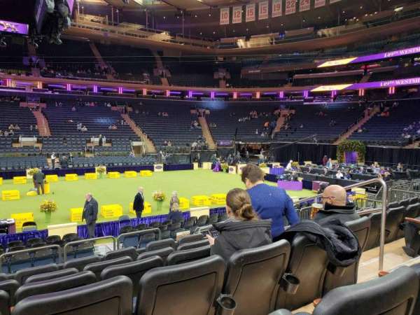 Madison Square Garden, section: 107, row: 7, seat: 15
