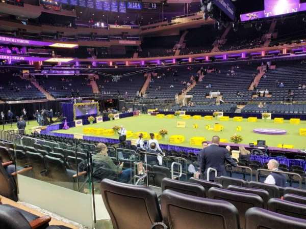 Madison Square Garden, section: 107, row: 7, seat: 15