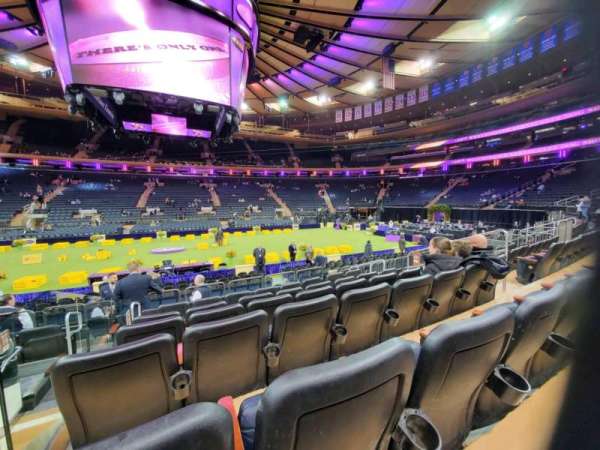 Madison Square Garden, section: 107, row: 7, seat: 13