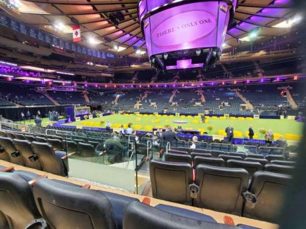 Madison Square Garden, section: 107, row: 7, seat: 13