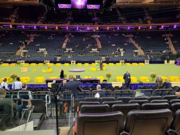 Madison Square Garden, section: 107, row: 7, seat: 12