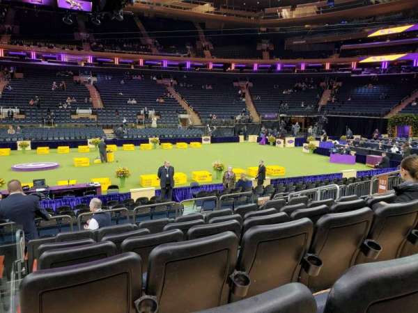 Madison Square Garden, section: 107, row: 7, seat: 12