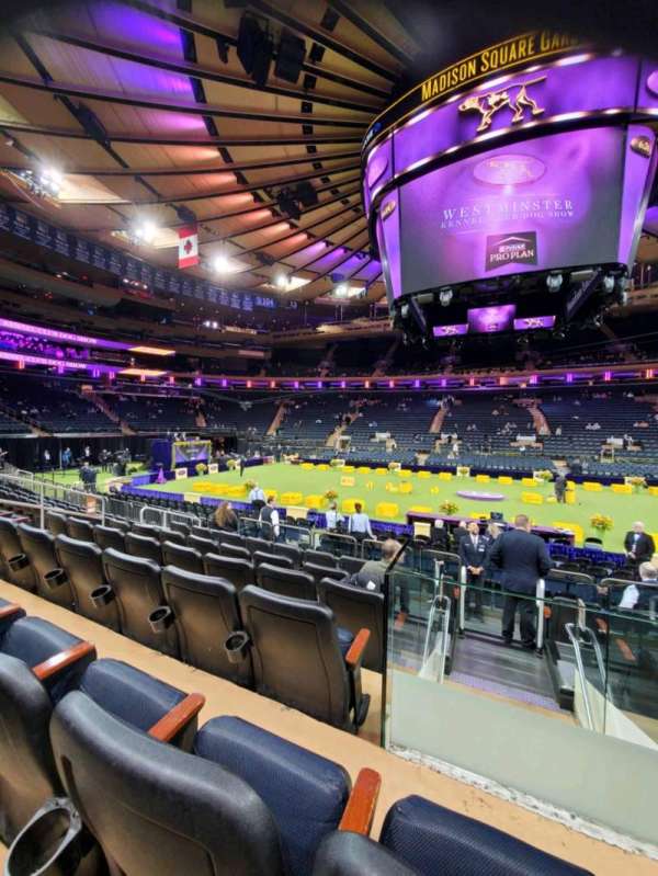 Madison Square Garden, section: 107, row: 7, seat: 10