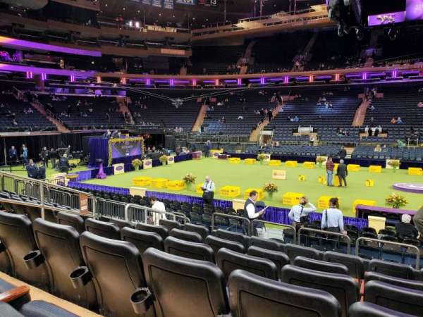 Madison Square Garden, section: 107, row: 7, seat: 7