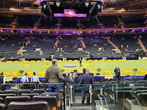 Madison Square Garden, section: 107, row: 7, seat: 9