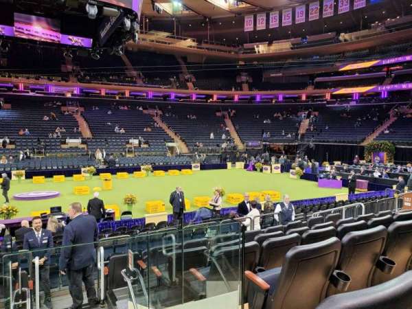 Madison Square Garden, section: 107, row: 7, seat: 9