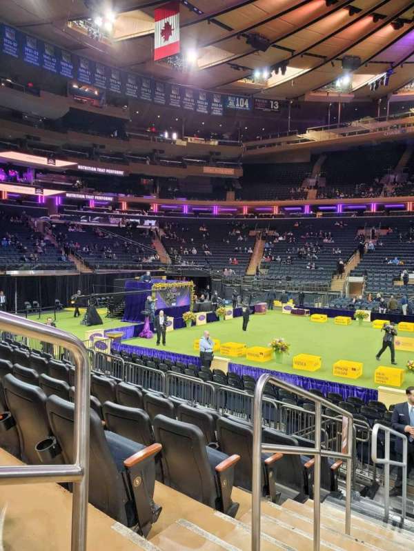 Madison Square Garden, section: 107, row: 7, seat: 1