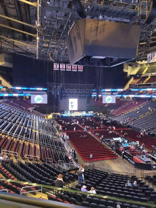 Prudential Center, section: 25, row: A, seat: 4