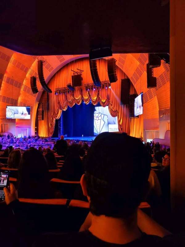 Radio City Music Hall, section: Orchestra 1, row: O, seat: 101