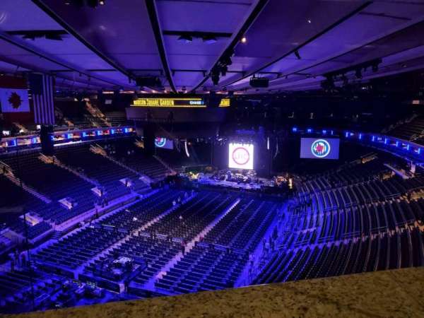 Madison Square Garden, section: 308, row: 1, seat: 9
