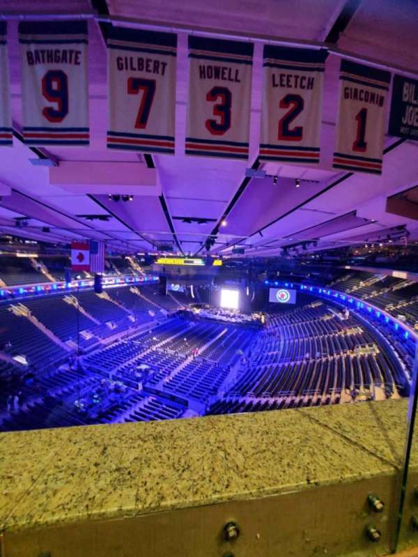 Madison Square Garden, section: 308, row: 1, seat: 11