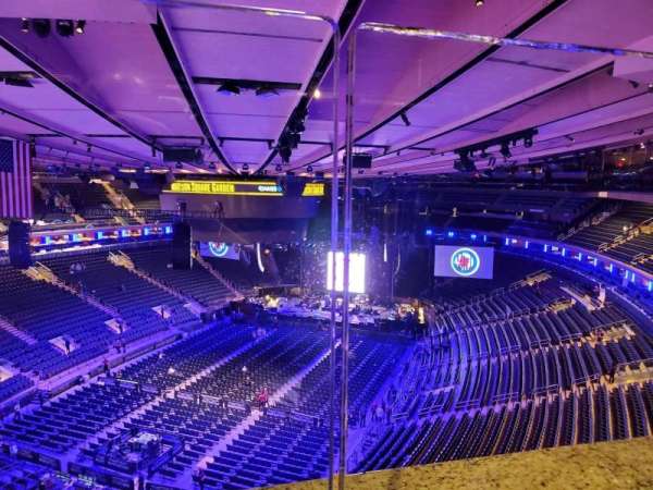 Madison Square Garden, section: 308, row: 1, seat: 12