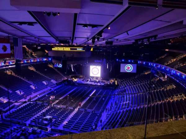 Madison Square Garden, section: 308, row: 2, seat: 4