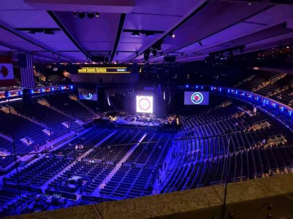 Madison Square Garden, section: 308, row: 2, seat: 2