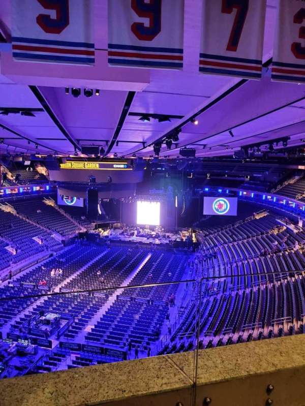 Madison Square Garden, section: 308, row: 2, seat: 1