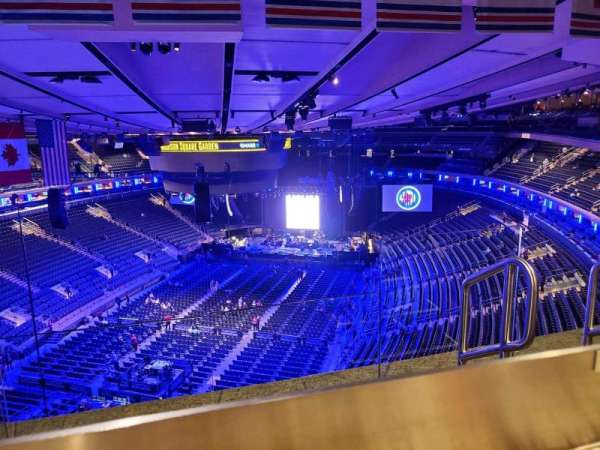 Madison Square Garden, section: 308, row: BS3, seat: 4