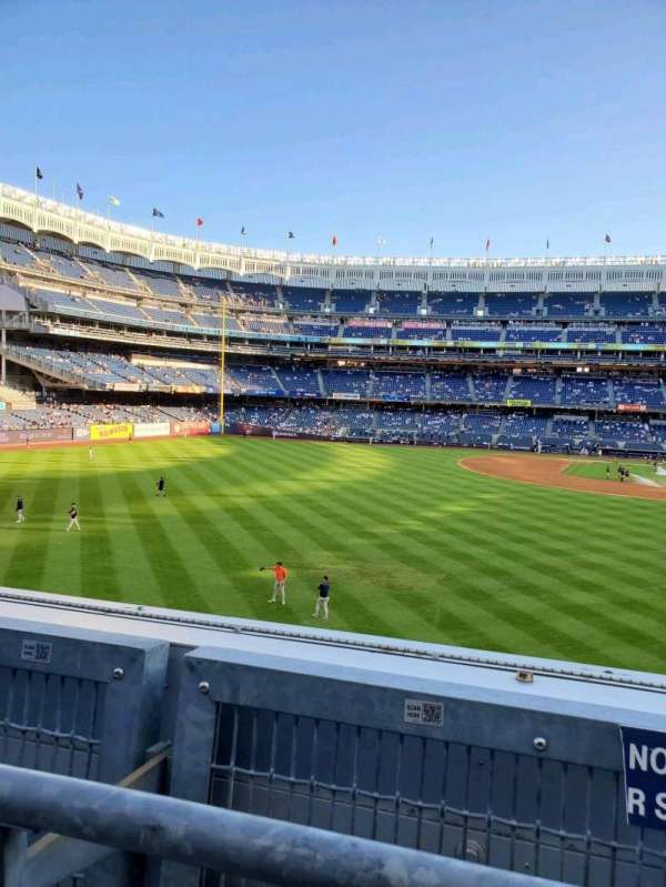 Yankee Stadium, section: 234, row: 1, seat: 10