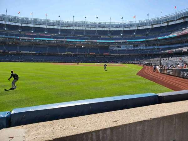 Yankee Stadium, section: 133, row: 1, seat: 9