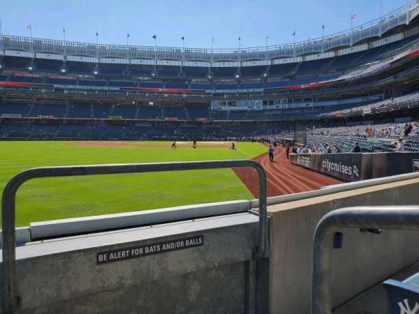 Yankee Stadium, section: 133, row: 2, seat: 1