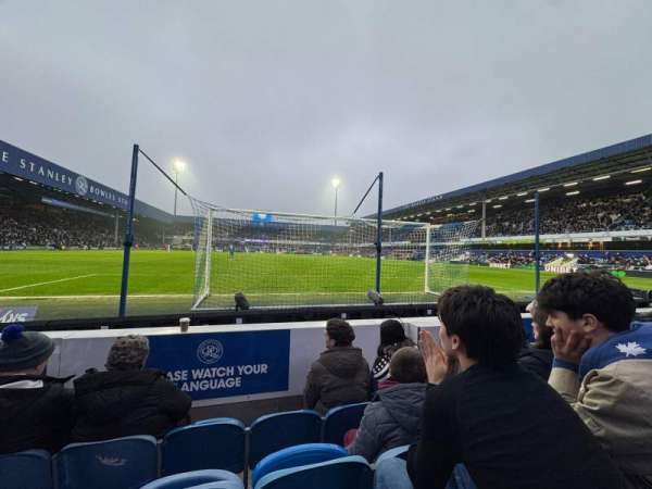 Loftus Road, section: LL, row: D, seat: 90