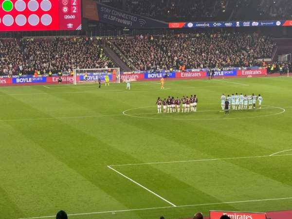 London Stadium, section: 246, row: 33, seat: 107